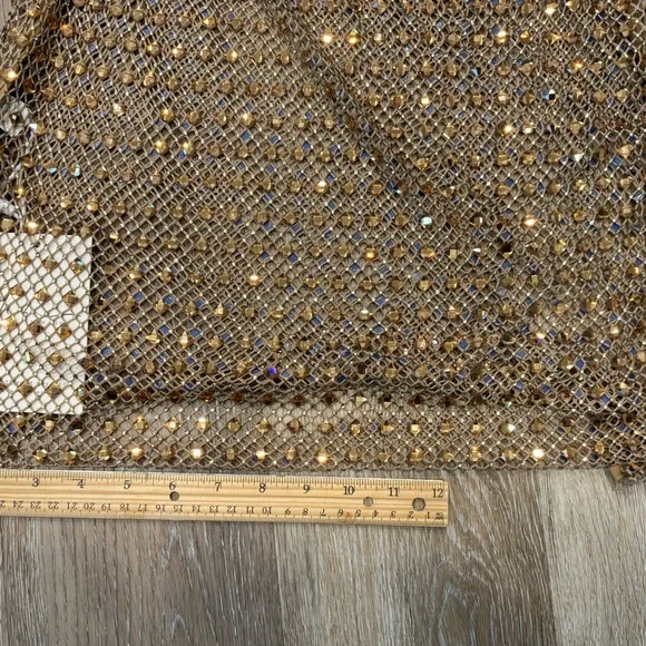 Brand New! Mew Mew Rhinestone Mesh Dress Size Medium - Picture 14 of 16